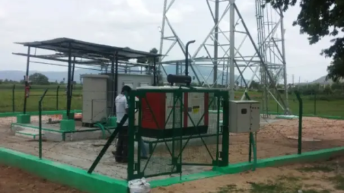 This is a Newly constructed Telecom Tower by venus Infra services.